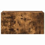 vidaXL Meuble TV mural Chêne fumé 60 x 31 x 29.5 cm Bois d'ingénierie