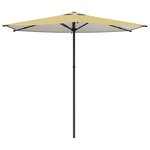 vidaXL Parasol de jardin 270 x 270 cm Polyester Rectangulaire