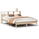 vidaXL Cadre de lit sans matelas 150x200 cm bois de pin massif
