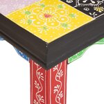 vidaXL Table Gigogne Marron 50 x 50 x 50 cm Bois de manguier massif