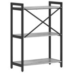 vidaXL Étagère Sonoma gris 60 x 30 x 85 cm Bois d'ingénierie
