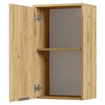 Germania Armoire murale de bain GW-Avino 27x39x68 cm Blanc et chêne