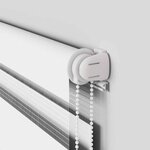 vidaXL Store zèbre blanc 65x230 cm largeur du tissu 60 9 cm polyester