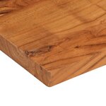 vidaXL Dessus de table 90x50x3 8 cm rectangulaire bois massif d'acacia