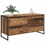 vidaXL Meuble TV Bois Ancien 100 x 36 x 49.5 cm Bois d'ingénierie