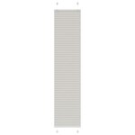 vidaXL Store plissé gris clair 50x200 cm largeur du tissu 49 4 cm