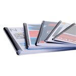 Boite 25 Reliures Spirales Plastique 12mm - Noir - Exacompta