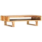 vidaXL Table basse 110 x 55 x 30 cm Bois massif