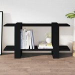 vidaXL Bibliothèque Noir 100x30x51 cm bois d'ingénierie