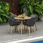 BEAU RIVAGE Table de jardin en bois d'acacia 100%FSC
