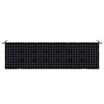 vidaXL Coussin de banc de jardin Noir 180 x 50 x 4 cm Tissu Oxford