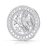 Pièce de monnaie 20 euro Autriche 2021 argent BE – Sagesse de la Chouette