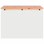 vidaXL Banc de jardin Blanc 60 x 40 x 43 cm Acier