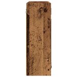 vidaXL Armoire Miroir de Salle de Bain Bois Ancien 60 x 20 x 60 cm