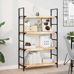 vidaXL Étagère flottante 100x30x4 cm bois d'acacia massif non traité