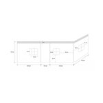 Rideau de lit pour lit mezzanine en coton Etoiles grises