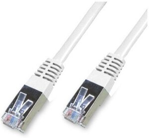 Câble/Cordon réseau RJ45 Catégorie 6 FTP (F/UTP) Droit 50m (Blanc)