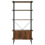 vidaXL Étagère à 5 niveaux armoire 80x40x163cm Acier bois d'ingénierie