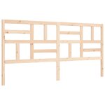 vidaXL Cadre de lit sans matelas 200x200 cm bois massif