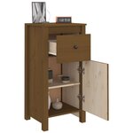 vidaXL Buffets 2 Pièces Marron miel 40x35x80 cm Bois massif de pin