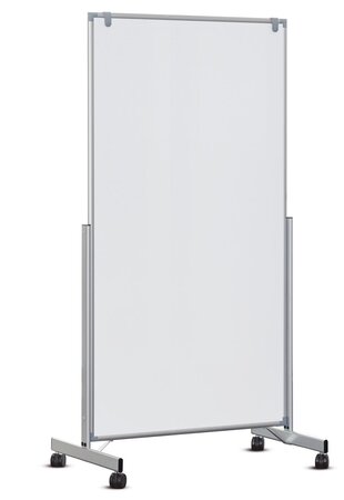 Tableau blanc mobile MAULpro easy2move 100x180 cm gris MAUL