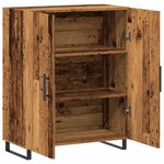 vidaXL Buffet vieux bois 69 5x34x90 cm bois d'ingénierie