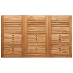 vidaXL EnsembledeRepasdeJardin 5 Pièces TeckMassif