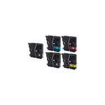 Brother LC985 Cartouches d'encre Multipack Coul...