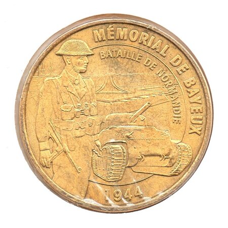 Mini médaille monnaie de paris 2008 - mémorial de bayeux