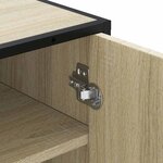 vidaXL Étagère à chaussures chêne sonoma 48x38x97 5 cm bois ingénierie