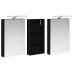 vidaXL Ensemble de Meubles de Salle de Bain 3 Pièces 110 x 10 5 x 60 5 cm