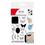 Tampons Transparents Papillon - 14X18 Cm