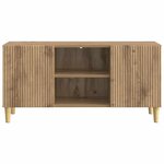 vidaXL Meuble TV 102 x 34 5 x 50 cm Chêne artisanal Bois d'ingénierie
