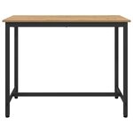 vidaXL table Chêne artisanal 100 x 50 x 76 5 cm