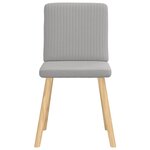 vidaXL Chaises à manger lot de 6 gris nuage tissu