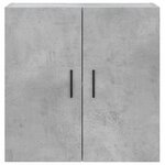 vidaXL Armoire murale gris béton 60x31x60 cm bois d'ingénierie
