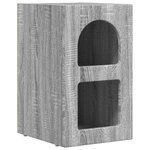 vidaXL Table de chevet 2 Pièces Gris Sonoma 29 5 x 35 x 50 cm