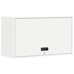 vidaXL Armoire murale pour garage Blanc 90 x 40 x 53 cm