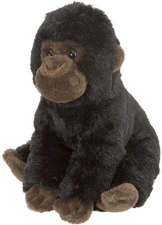 Peluche Bébé Gorille De 20 Cm Noir