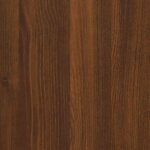 vidaXL Armoire à chaussures Chêne marron 63x24x147cm Bois d'ingénierie