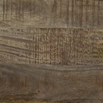 vidaXL Table basse gris clair 80x50x40 cm bois de manguier massif