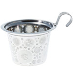 Tasse en porcelaine à double paroi avec infuseur - blossom