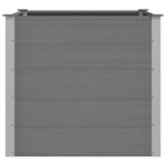 vidaXL Lit surélevé de jardin WPC 100x100x91 cm Gris