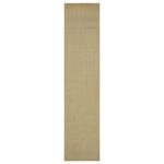 vidaXL Tapis Sisal naturel 66x300 cm Vert