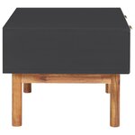 Vidaxl table basse 90x50x40 cm bois d'acacia massif et mdf