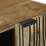 vidaXL Meuble TV Marron 160 x 30 x 30.5 cm bois de manguier massif