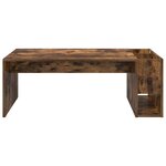 vidaXL Table basse Chêne fumé 101 5 x 50 x 37 cm Bois d'ingénierie