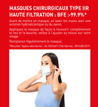 Boite de 50 Masques chirurgicaux Type IIR fabriqués en France au Parfum Eucalyptus