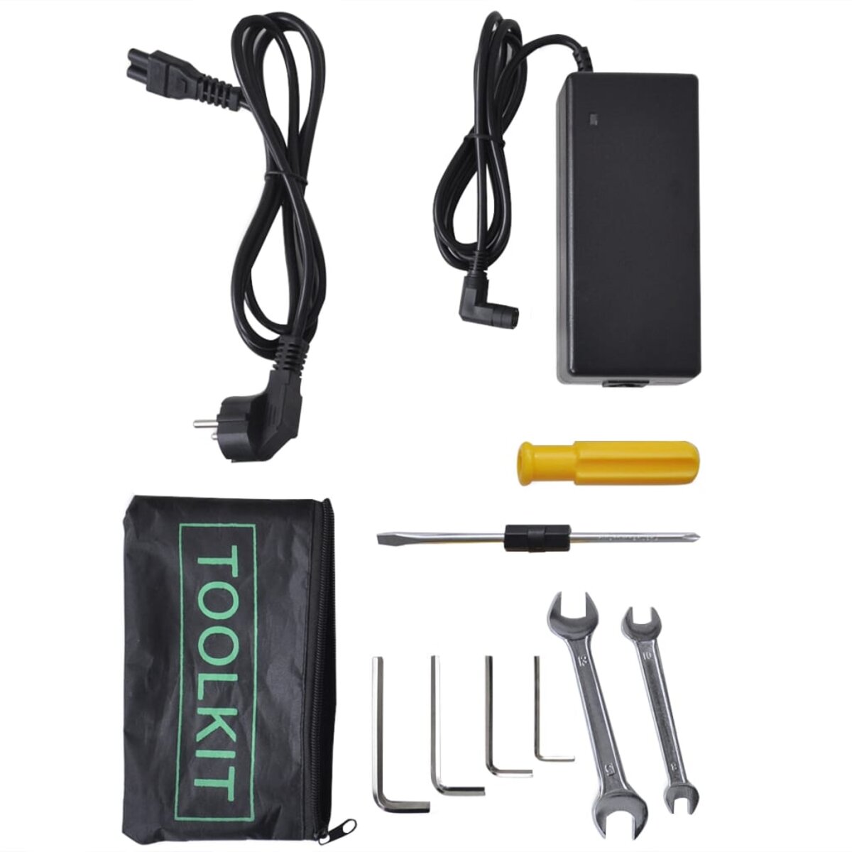 vidaXL V lo lectrique pliable et pile lithium ion Alliage d