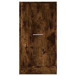 vidaXL Armoire d'apothicaire chêne fumé 40x41x77 5cm bois d'ingénierie